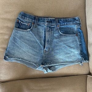 Abercrombie & Fitch Light Blue Jean Shorts
